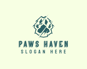 Wild Paw Veterinary logo design