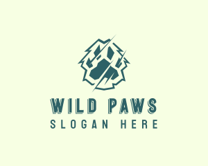 Wild Paw Veterinary logo design