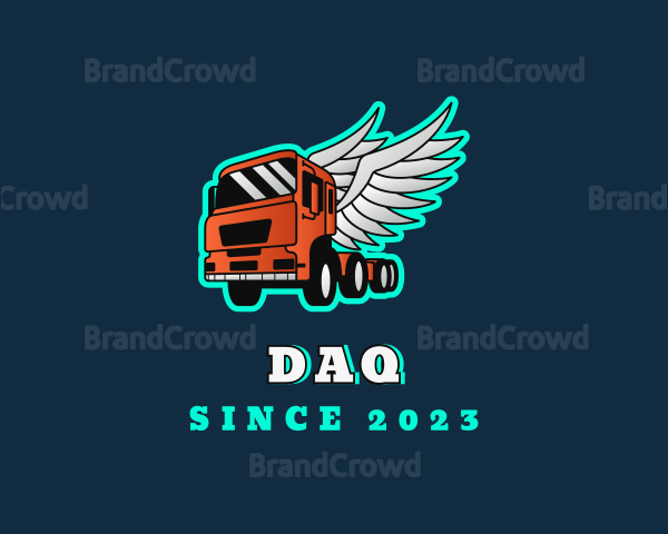 Trailer Truck Wings Logo