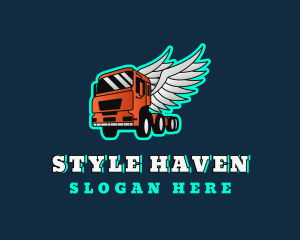 Trailer Truck Wings Logo