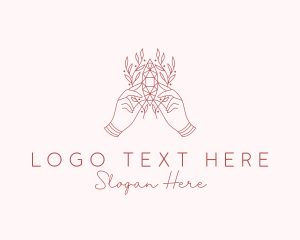 Crystal - Natural Crystal Jewelry logo design