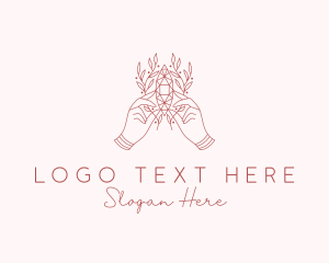 Gemstone - Natural Crystal Jewelry logo design