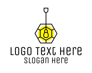 Bulb - Pendant Light Fixture logo design