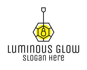 Illumination - Pendant Light Fixture logo design