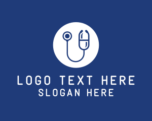 Clinic - Medical Prescription Drugs logo design