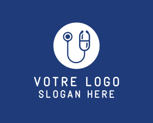 Hospital - Medical Prescription Drugs logo design