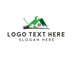 Home Garden Lawn Mower Logo