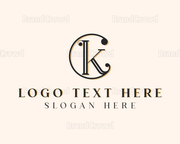 Elegant Jewelry Letter CK Logo