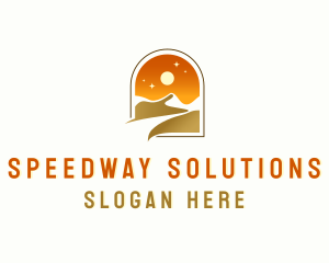 Road - Mountain Road Tourism logo design