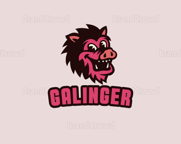 Happy Pig Boar Logo