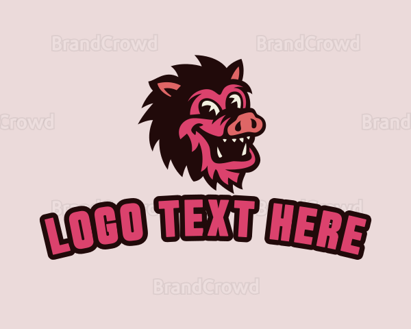 Happy Pig Boar Logo