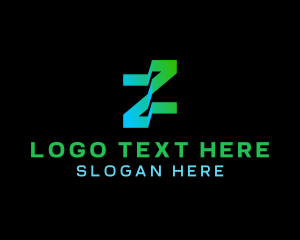 Commercial - Digital 3D Letter Z logo design