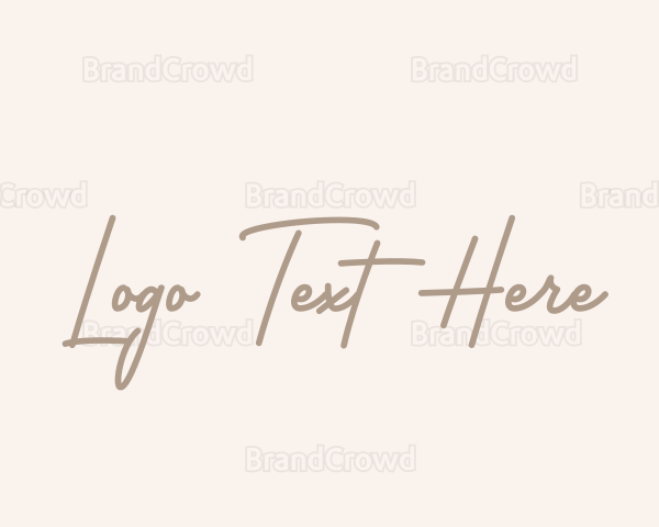 Elegant Signature Beauty Logo