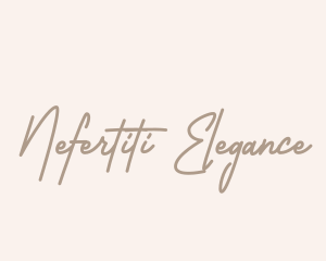 Elegant Signature Beauty logo design