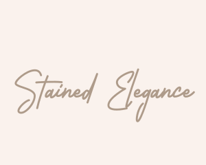 Elegant Signature Beauty logo design