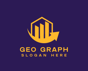 Chart Graph Arrow logo design