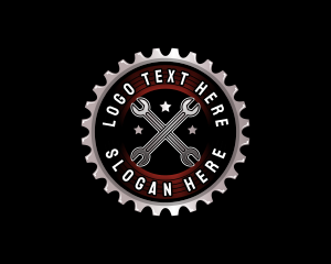 Mechanic Wrench Repair Logo