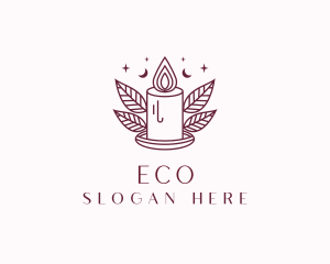Spa - Eco Scented Candle logo design
