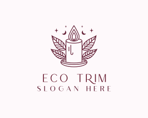 Eco Scented Candle logo design