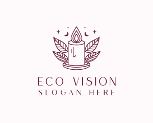 Eco Scented Candle logo design