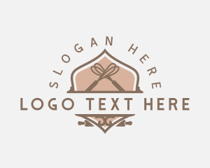 Dough - Vintage Whisk Bakery logo design