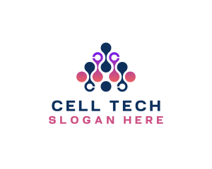 Cell - Science Biotech Laboratory logo design