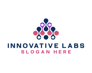 Science Biotech Laboratory logo design