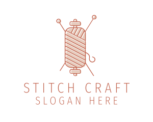 Crochet Knit Handicraft  logo design