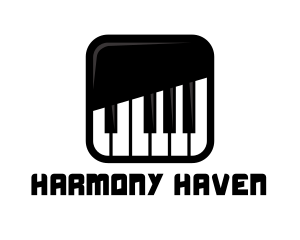 Composer - Piano Keys App logo design