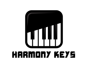 Pianist - Piano Keys App logo design