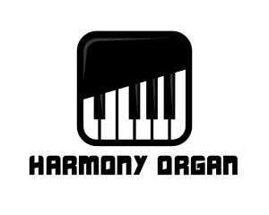 Organ - Piano Keys App logo design