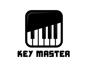 Keys - Piano Keys App logo design