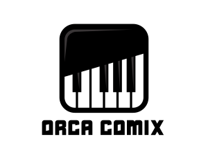 Piano Lessons - Piano Keys App logo design