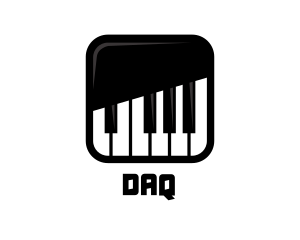 Orange Instrument - Piano Keys App logo design