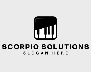 Piano Keys App logo design