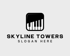 Piano Keys App logo design