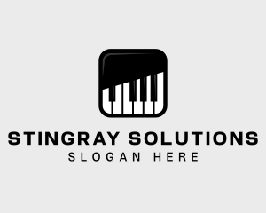 Piano Keys App logo design