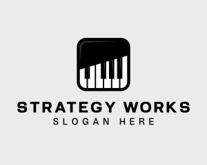 Piano Keys App logo design