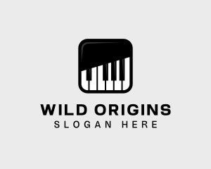 Piano Keys App logo design