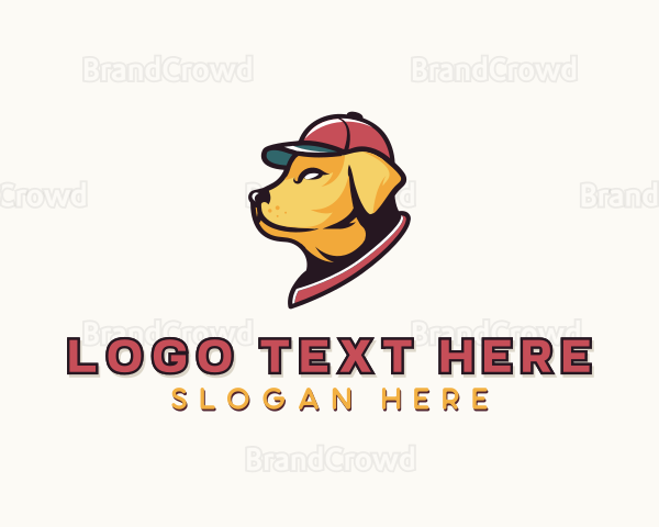 Labrador Dog Fashion Logo