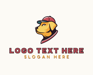 Hat - Labrador Dog Fashion logo design