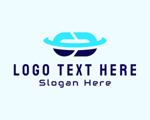 Letter Be - Tech Letter CD Monogram logo design
