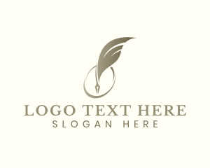 Signature - Feather Quill Publishing logo design