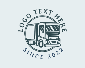 Transportation - Truck Delivery Transport logo design
