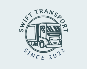 Truck Delivery Transport logo design