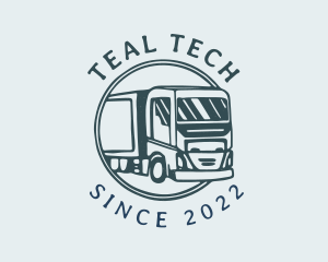 Truck Delivery Transport logo design