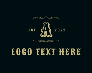 Vintage - Classic Vintage Lettermark logo design
