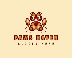 Dog Paw Veterinary logo design