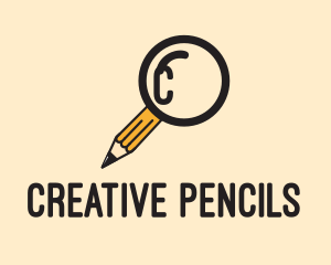 Pencil Academic Research  logo design