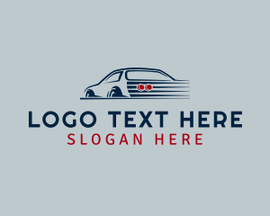 Sedan - Fast Car Engine logo design